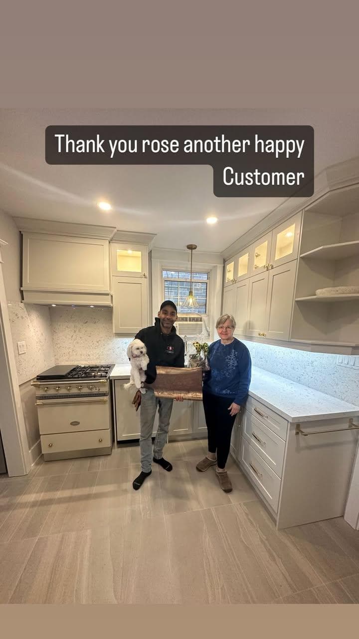 Thank you Rose — another happy customer! Full kitchen renovation in Mississauga.